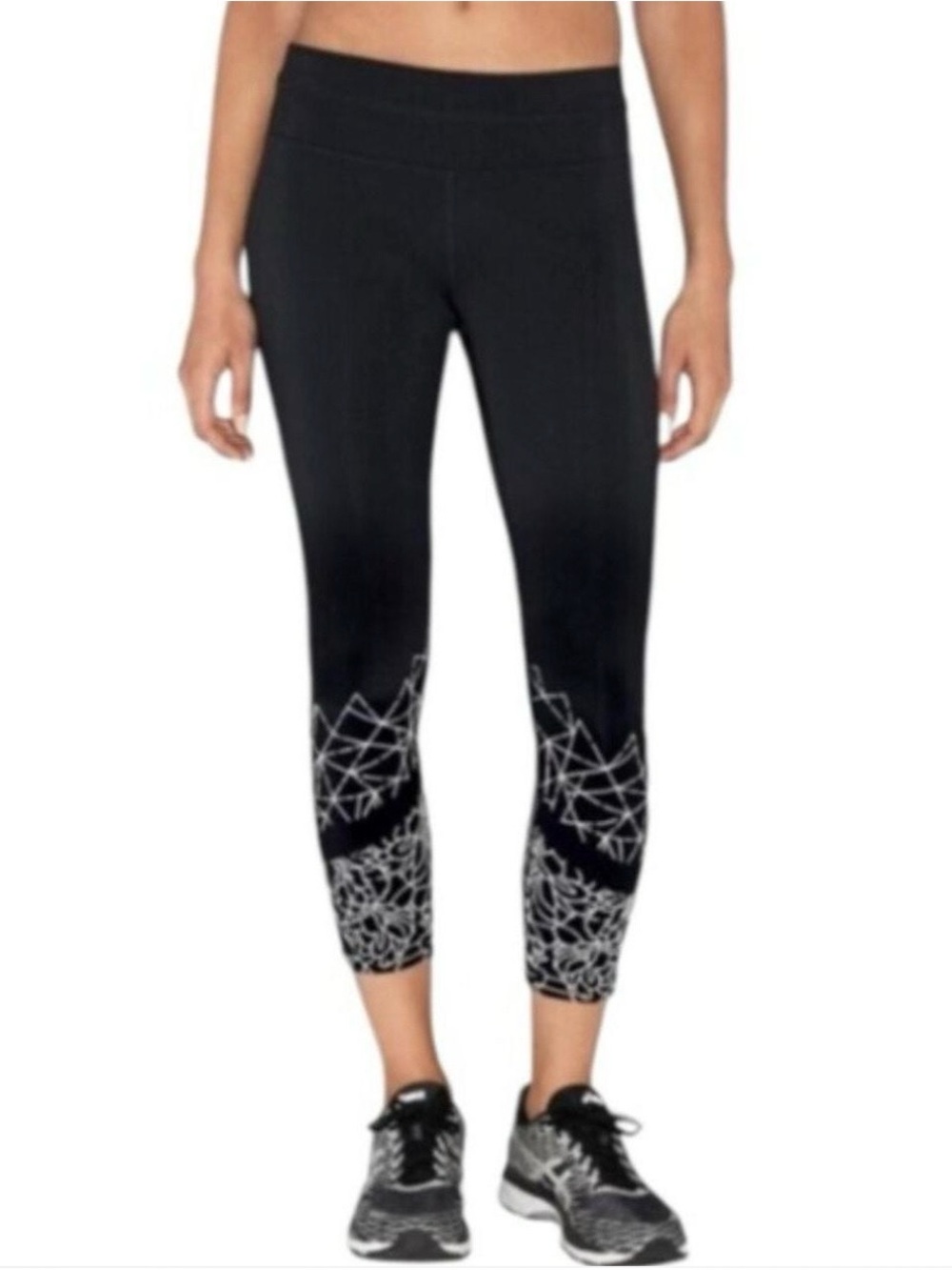 Athleta Graphic Floral Sonar Capri Size S NWOT Reg $79